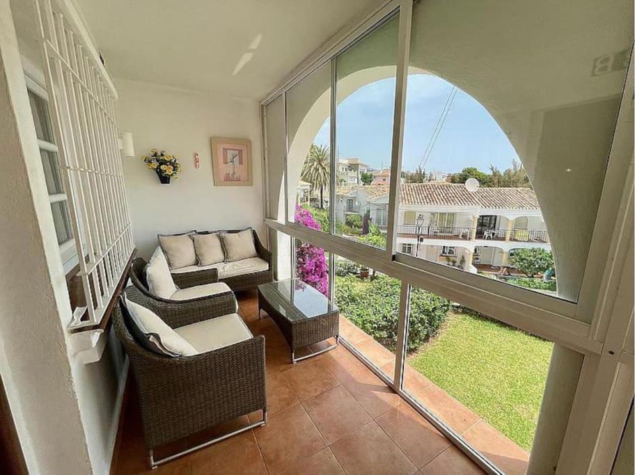 Lux 2 Kmr App Stella Blanca Met Zwembaden Airco En Zeezicht Lägenhet Fuengirola Exteriör bild