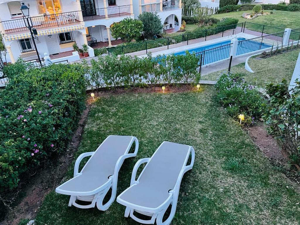 Lux 2 Kmr App Stella Blanca Met Zwembaden Airco En Zeezicht Lägenhet Fuengirola Exteriör bild